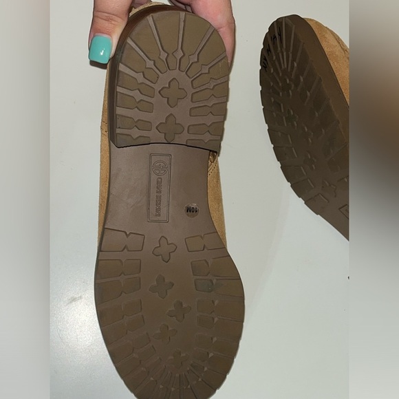 Giani Bernini Womens Bertey Suede Lace-Up Booties Memory Foam, brown/tan - Picture 10 of 11